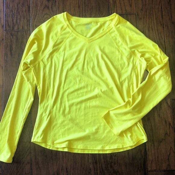 BCG Yellow long sleeve performance tee never worn - Picture 1 of 2